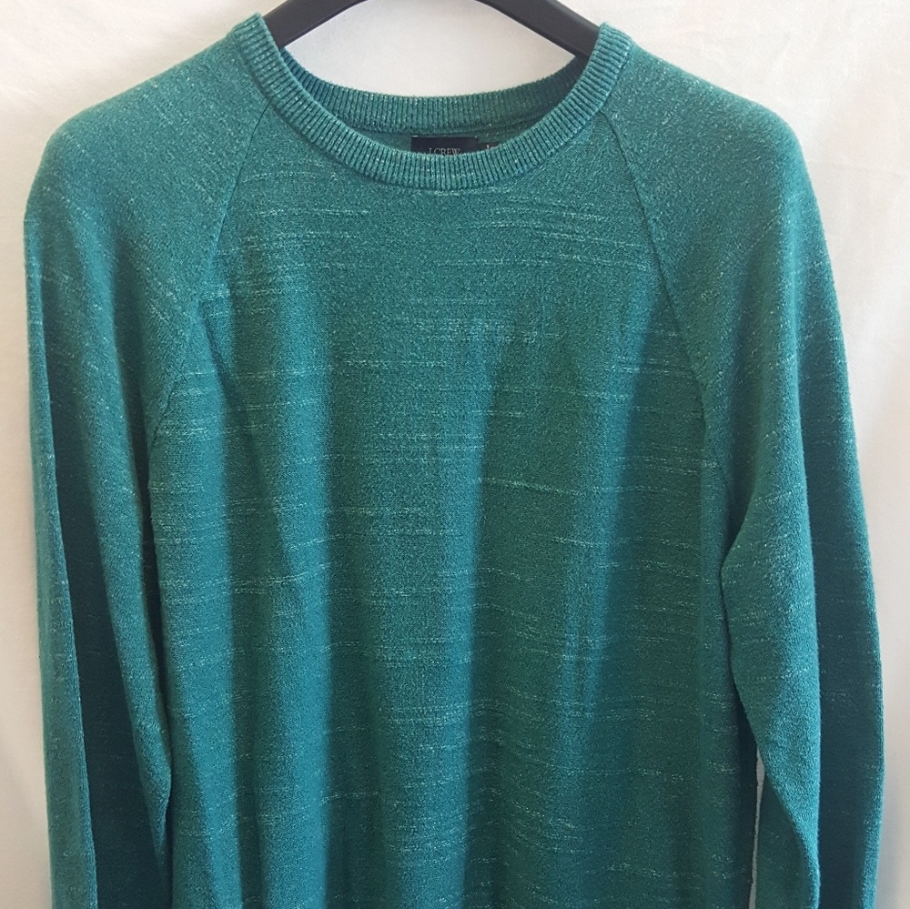 J crew long sleeve blue sweater woman's top